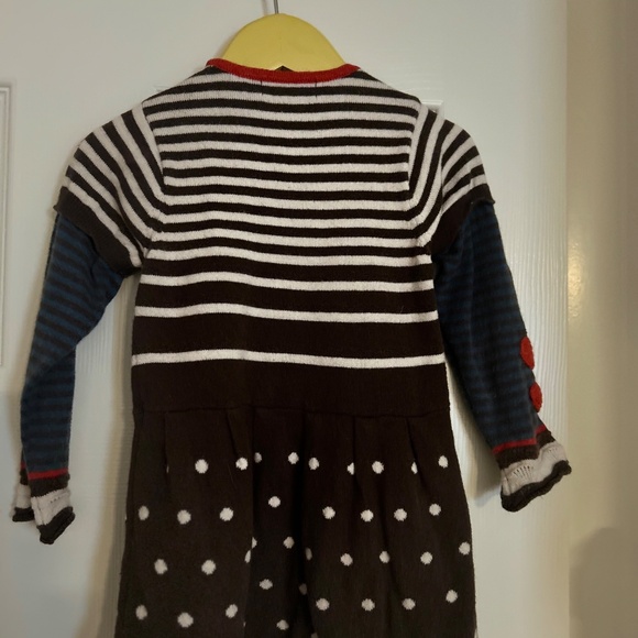 Adorable Catimini Two-Piece Knit Outfit - Sweater & Dress Set - Picture 6 of 10